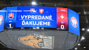 Slovenská hokejová "repre" v Humennom