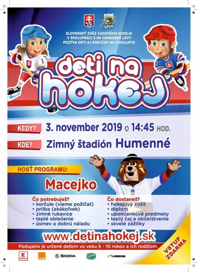 Deti na hokej 2019