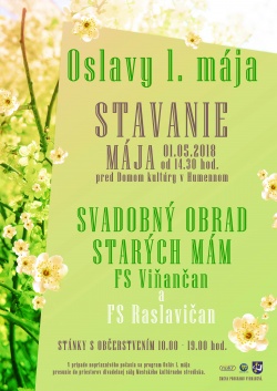 Oslavy 1. mája 2018