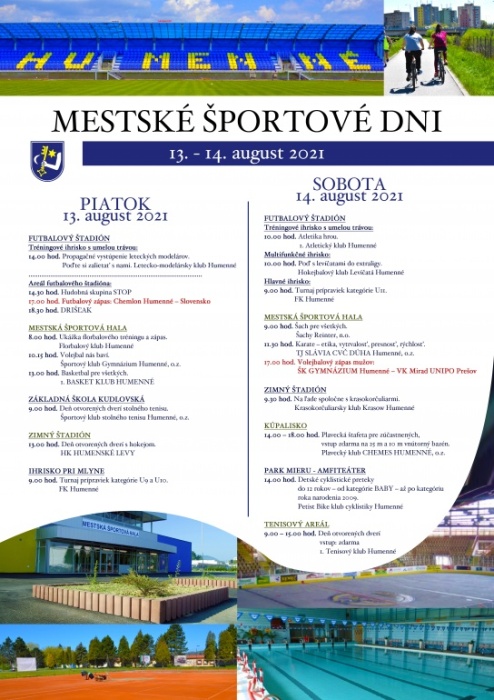 MESTSKÉ ŠPORTOVÉ DNI 2021