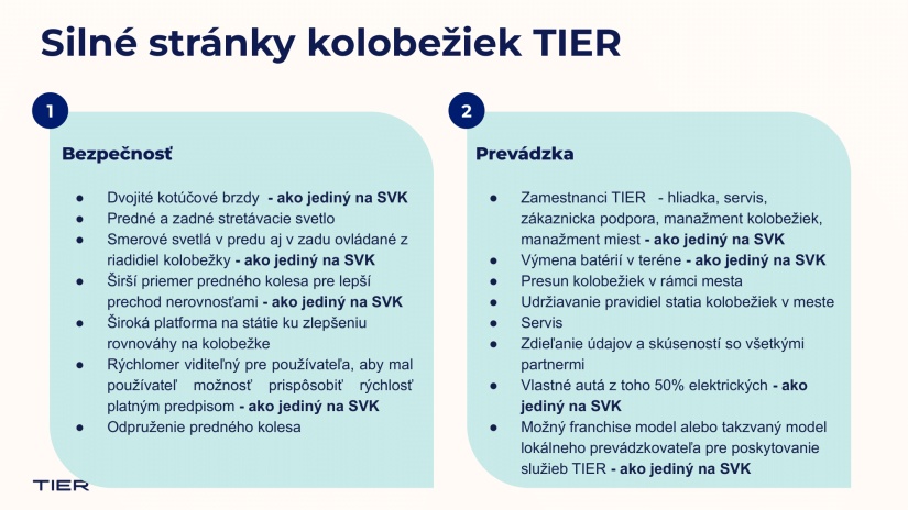 E-kolobežky TIER už aj v Humennom.