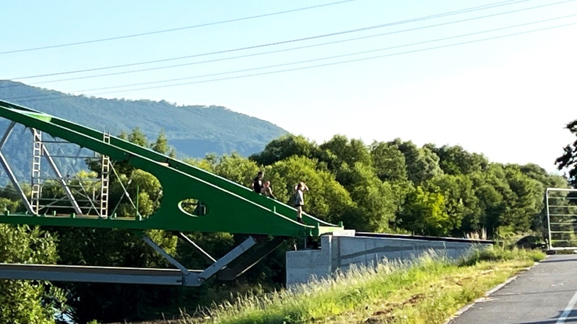 Cyklolávka cez Laborec (júl 2023, kontrolný deň)