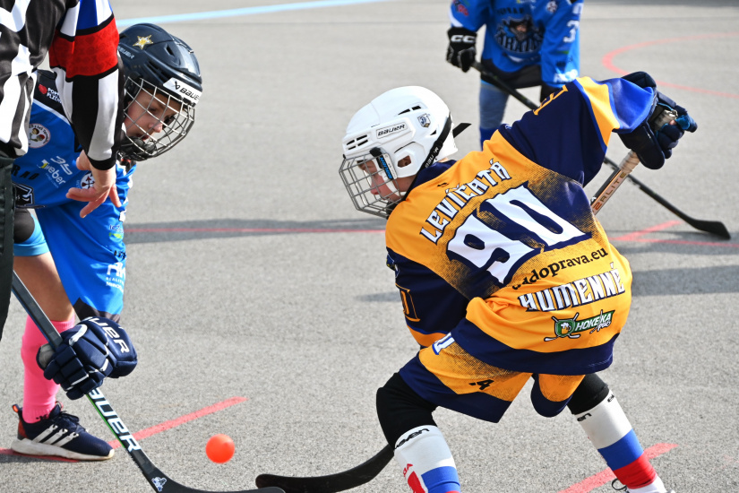 Hokejbalová extraliga U-14, turnaj v Humennom, HBK Levíčatá Humenné