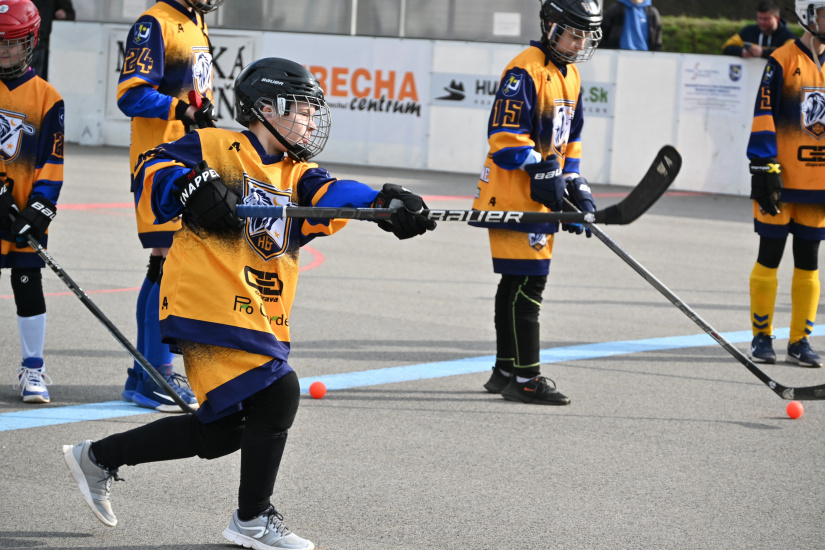 Hokejbalová extraliga U-14, turnaj v Humennom, HBK Levíčatá Humenné