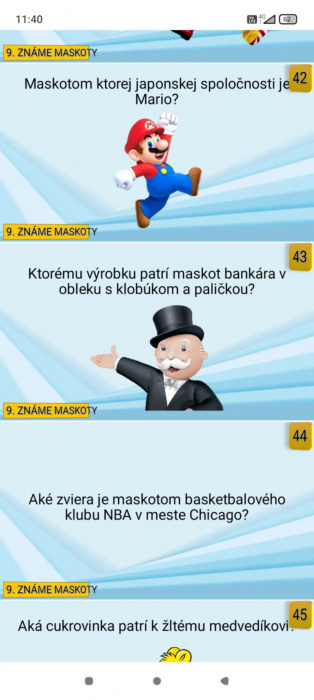 II. Schoolquiz (1. kolo)