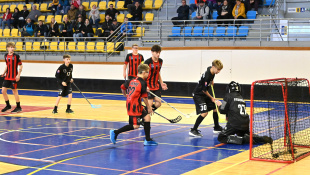 Florbal, 1. liga starších žiakov: FBK Humenné - ATU Košice 1:7