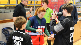 Florbal, 1. liga starších žiakov: FBK Humenné - ATU Košice 1:7